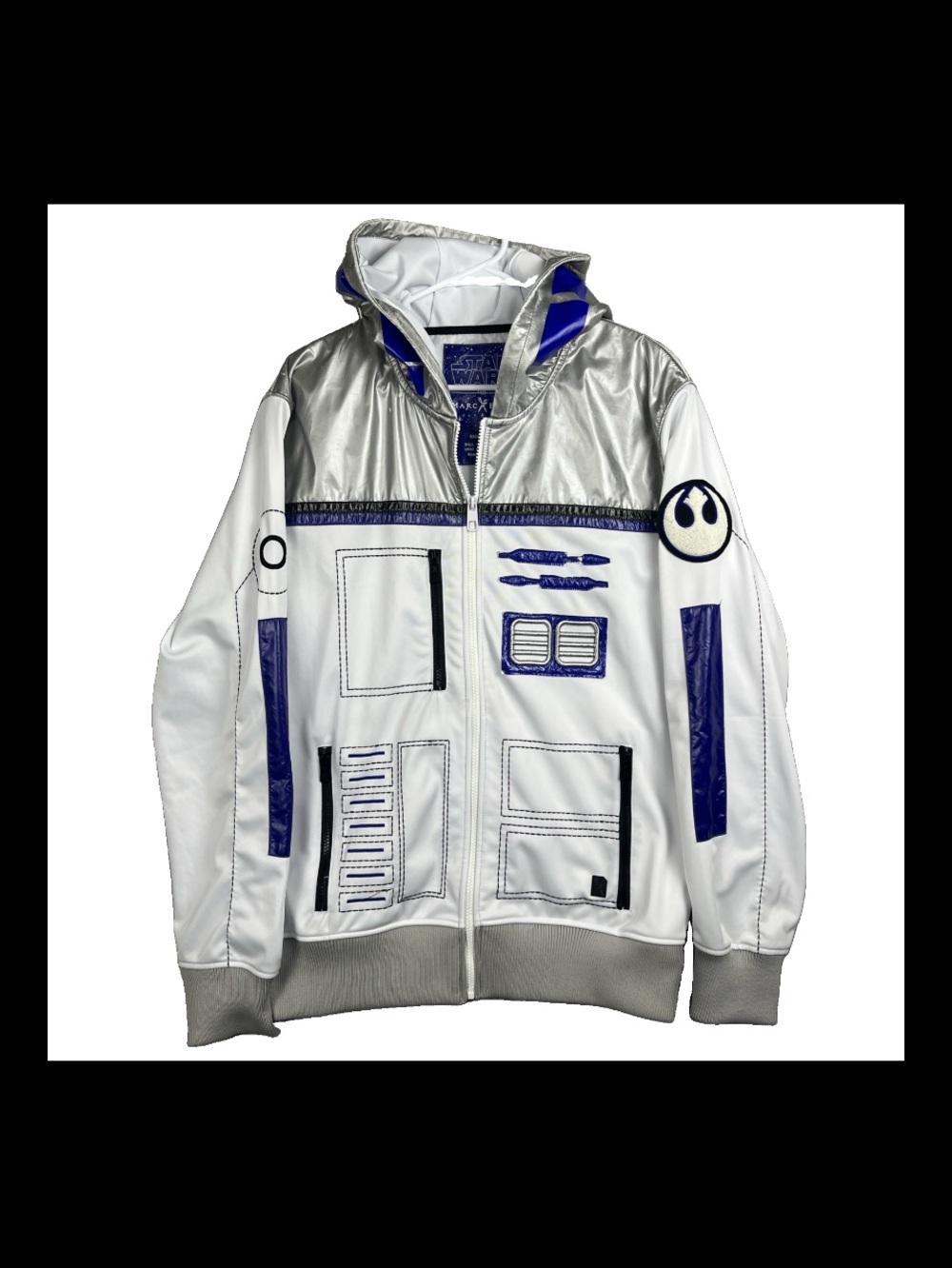 Marc Ecko Star Wars R2-D2 Zip Up Hoodie Jacket Men’s Size Large